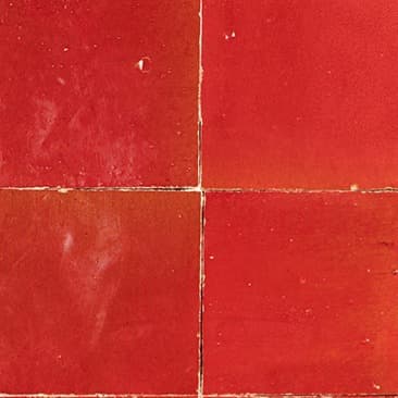 Tomato Red — Zellige-Fliese von Carrelage de la Tour