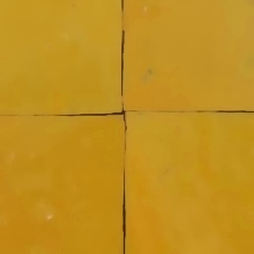 Jaune Canari — azulejo de zellige, Fer & Pierre