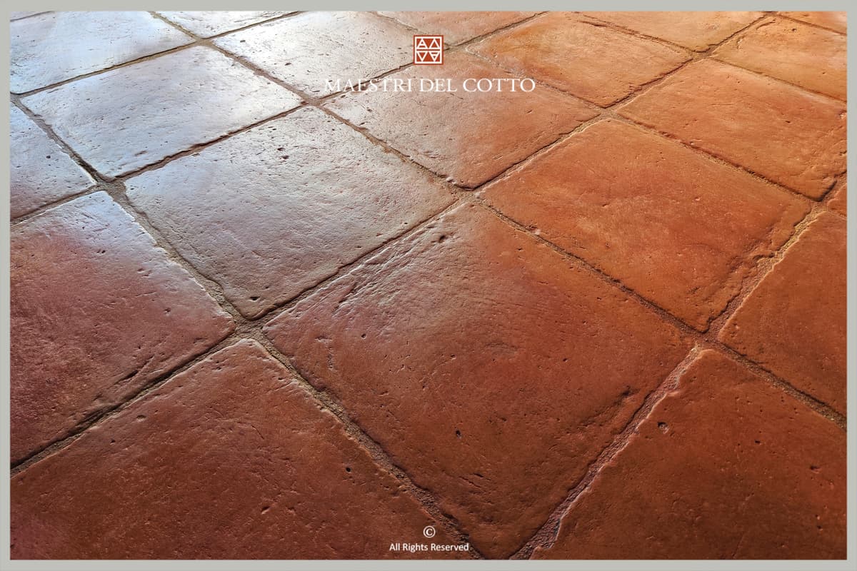 Cotto Rosso Fiorentino — Terrakottafliese von Maestri Del Cotto