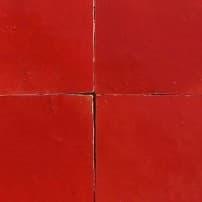 C06 - Rouge Anglais — zellige, Marrakech Déco