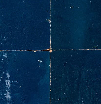 Blue Marine Zellige — Zellige-Fliese von Otto Tiles