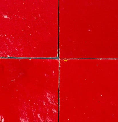 Scarlet Zellige — Zellige-Fliese von Otto Tiles