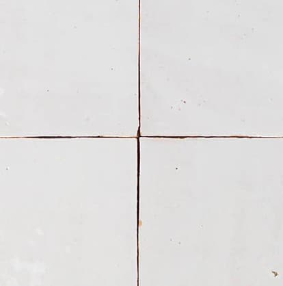 Snow White Zellige — Zellige-Fliese von Otto Tiles