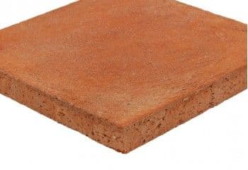 Patine main — Rouge — Terrakottafliese von Terres Cuites Raujolles
