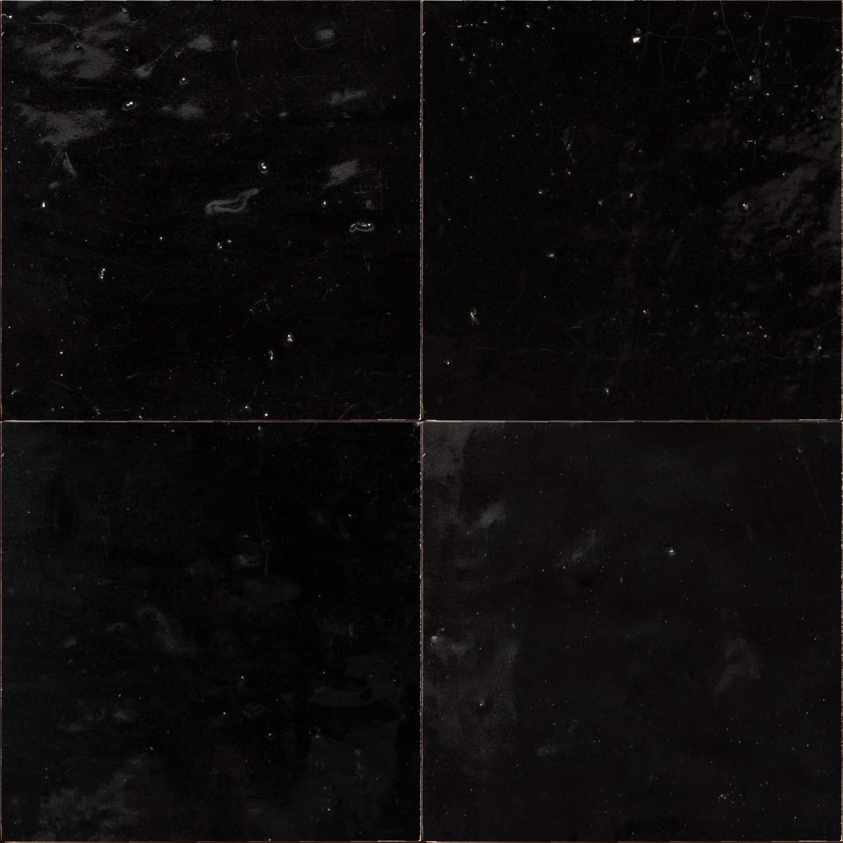 Noir Intense — Zellige-Fliese von RO'MA Nature