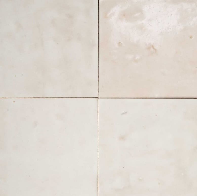 Blanc Fes — zellige tile by Terre de Zellige