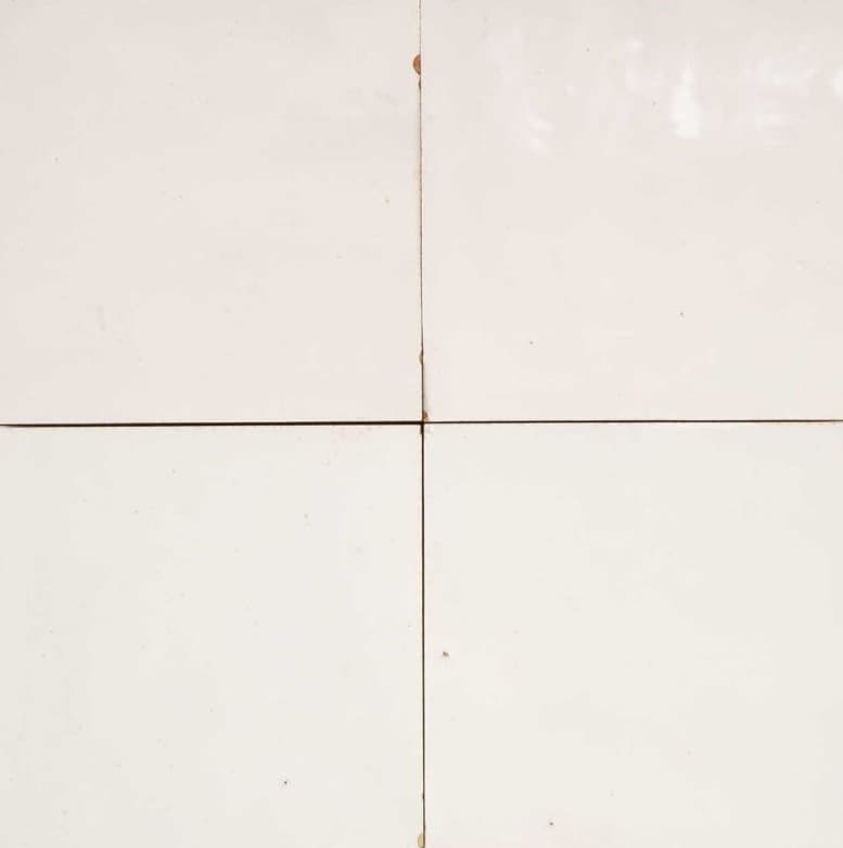 Blanc Neige — zellige tile by Terre de Zellige