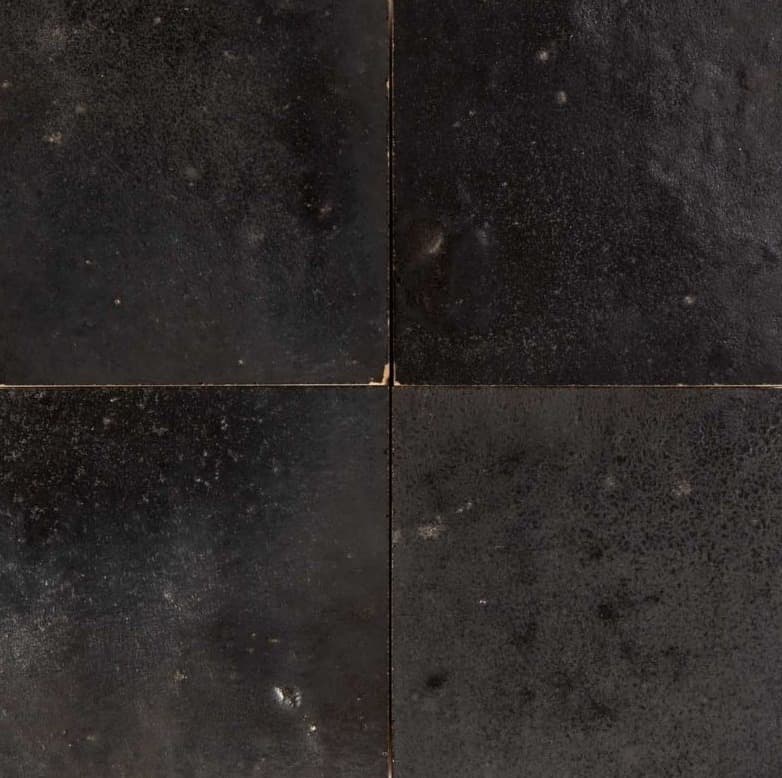 Carbone — zellige tile by Terre de Zellige