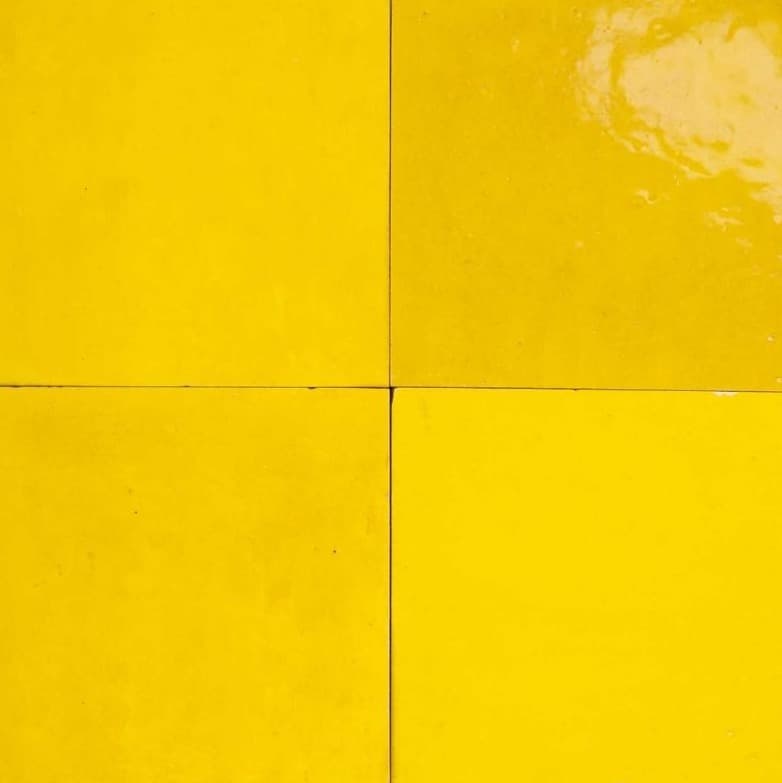 Jaune Eclat — zellige tile by Terre de Zellige
