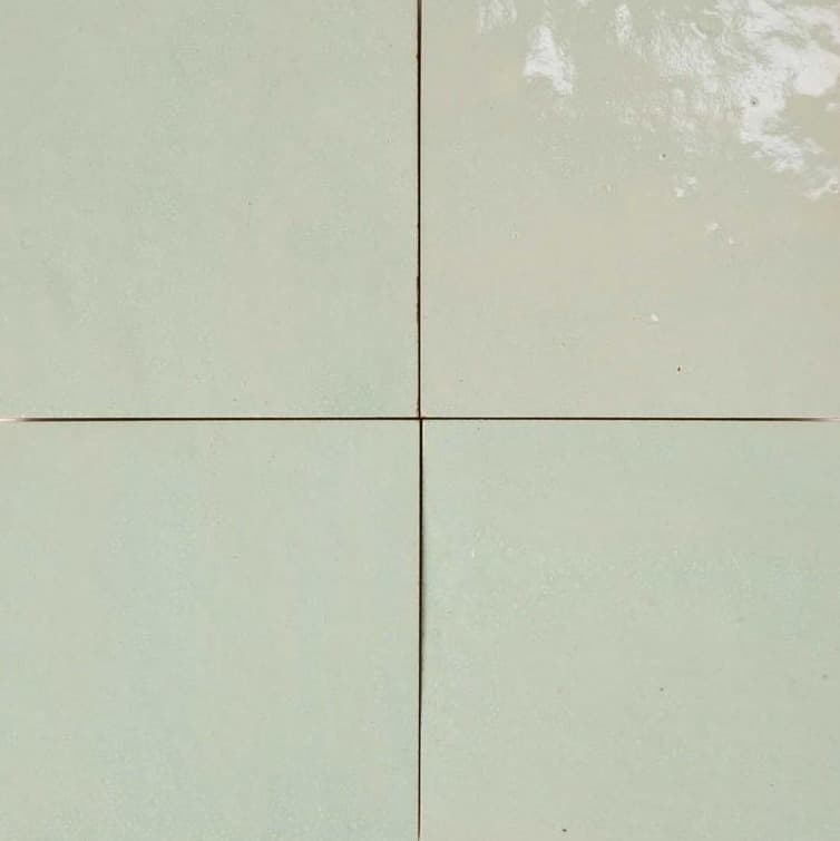 Vert Absinthe — zellige tile by Terre de Zellige