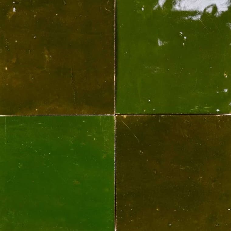 Vert Babylone — zellige tile by Terre de Zellige