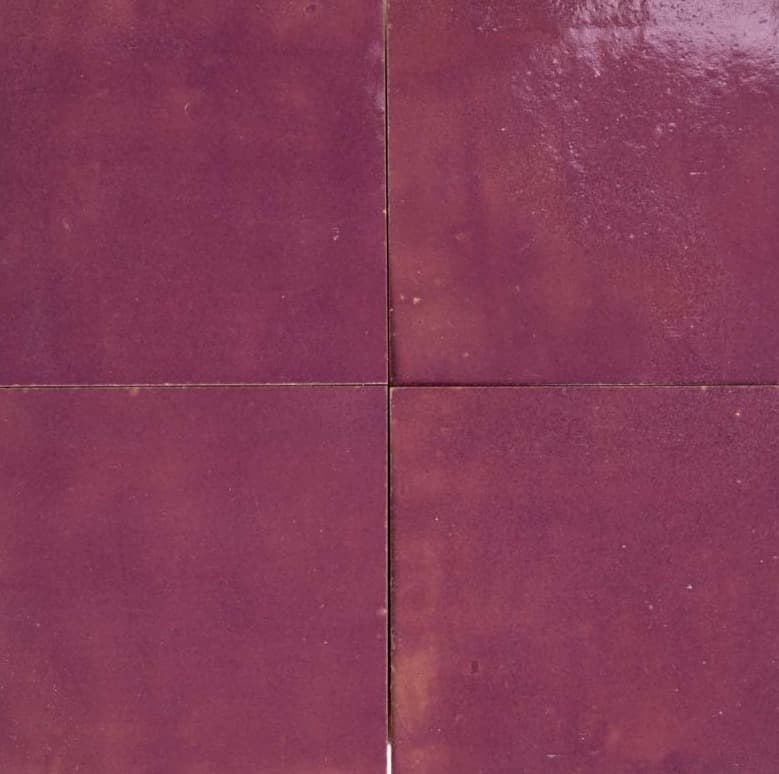 Violet — zellige tile by Terre de Zellige