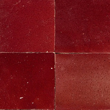 Bordeau Red — azulejo de zellige, Carrelage de la Tour