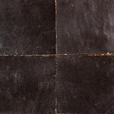 Royal Black Matt — azulejo de zellige, Carrelage de la Tour