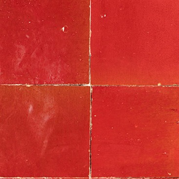 Tomato Red — azulejo de zellige, Carrelage de la Tour
