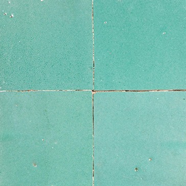 Turquoise Green — azulejo de zellige, Carrelage de la Tour