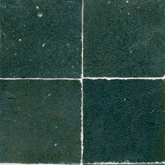 Pétrole — azulejo de zellige, Les Ateliers Zelij