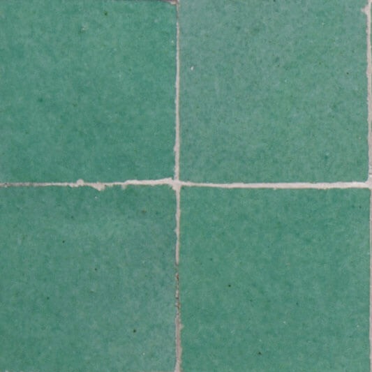 Vert d’eau — azulejo de zellige, Les Ateliers Zelij