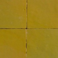 C08 - Jaune bouton d'or — azulejo de zellige, Marrakech Déco