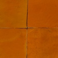 C10 - Orange tangerine — azulejo de zellige, Marrakech Déco