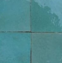 C54 - Vert d'eau — azulejo de zellige, Marrakech Déco
