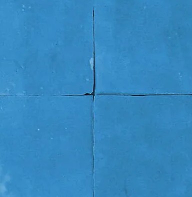 Casablanca Blue Zellige — azulejo de zellige, Otto Tiles