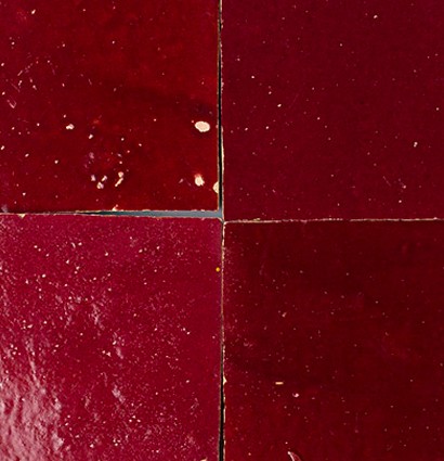 Crimson Red Zellige — azulejo de zellige, Otto Tiles