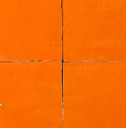 Orange Zellige — azulejo de zellige, Otto Tiles