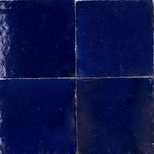 Bleu Majorelle — azulejo de zellige, Piquet Carrelage