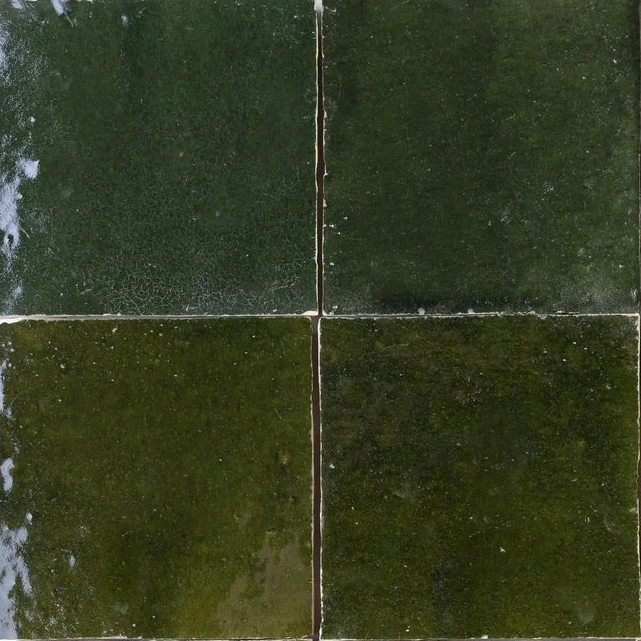 Vert Mousse — azulejo de zellige, Piquet Carrelage