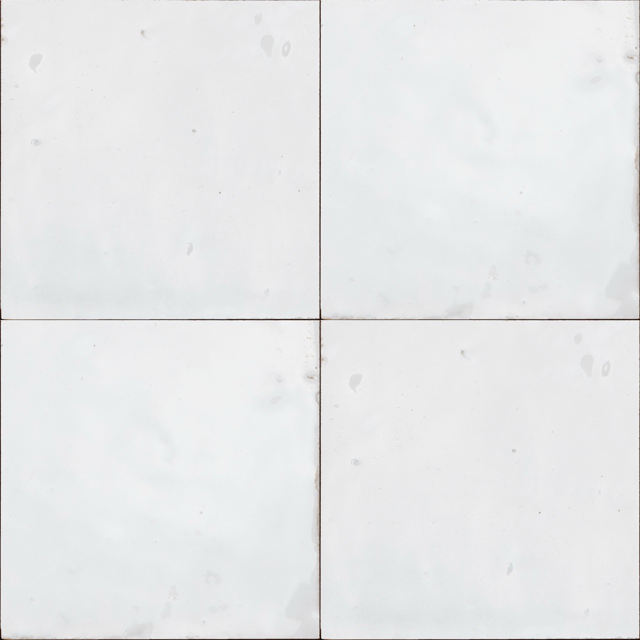 Blanc Neige — azulejo de zellige, RO'MA Nature