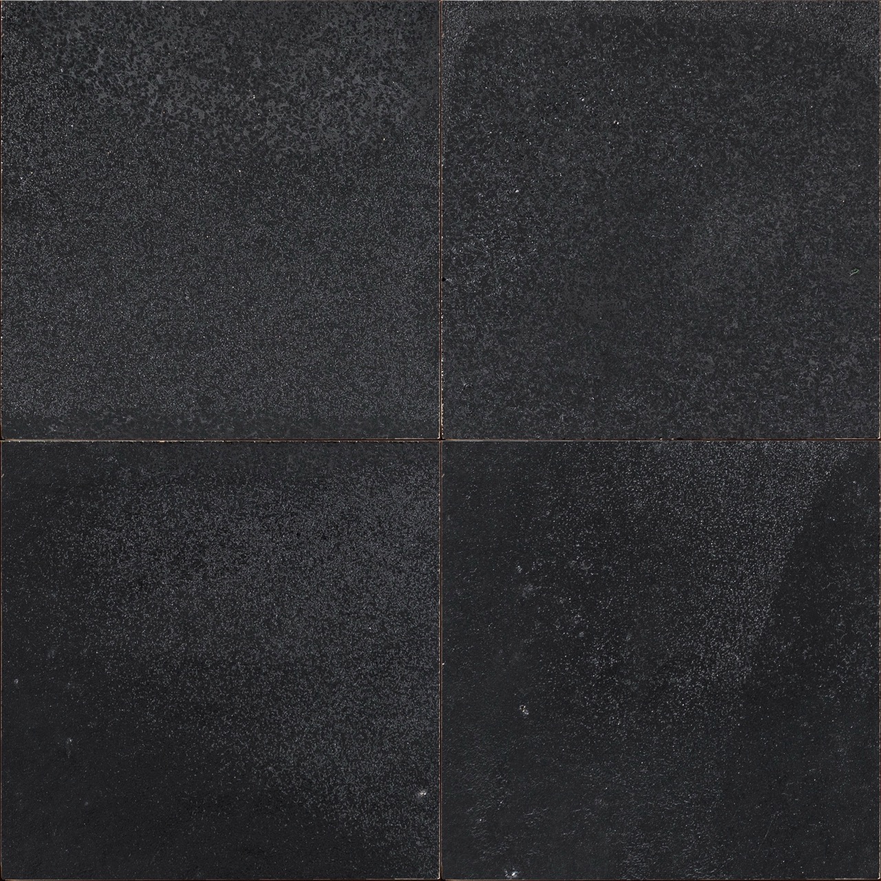 Noir Métal — azulejo de zellige, RO'MA Nature