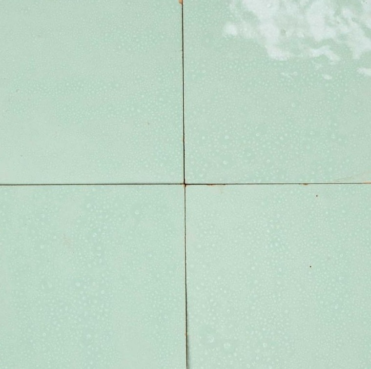 New Aqua Green — azulejo de zellige, Terre de Zellige
