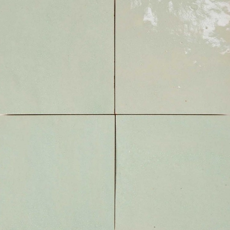 Vert Absinthe — azulejo de zellige, Terre de Zellige