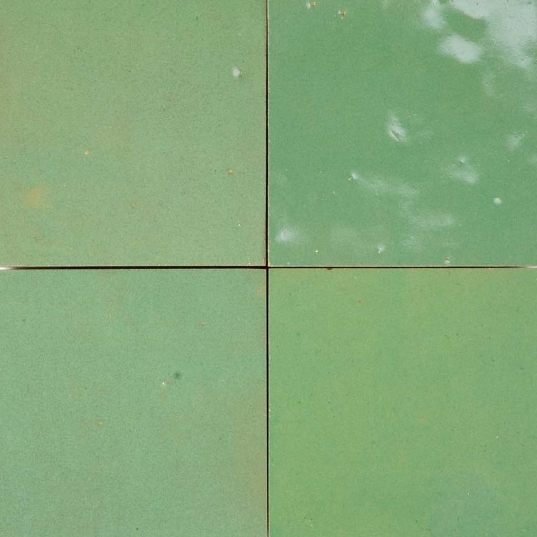 Vert Deau — azulejo de zellige, Terre de Zellige