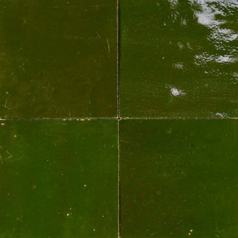 Vert Imperial — azulejo de zellige, Terre de Zellige