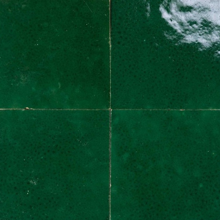 Vert Menthe — azulejo de zellige, Terre de Zellige