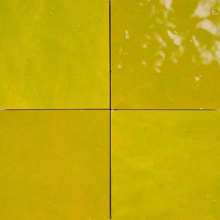 Vert Tendre — azulejo de zellige, Terre de Zellige